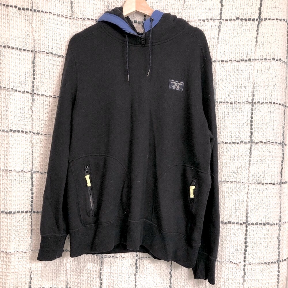 Abercrombie & Fitch Men’s Black Hoodie